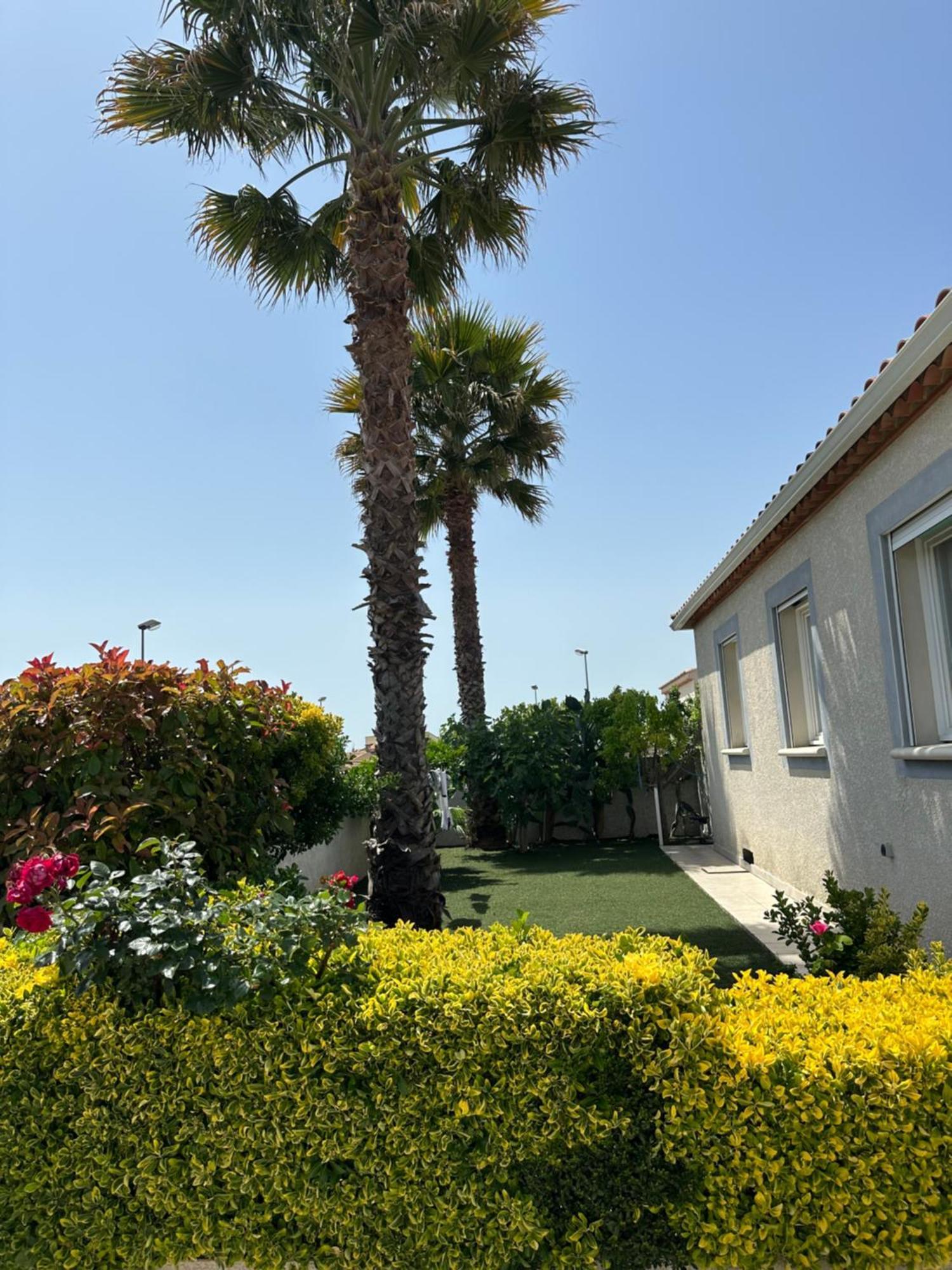 Villa Piscine De La Garrigue Florensac Bagian luar foto